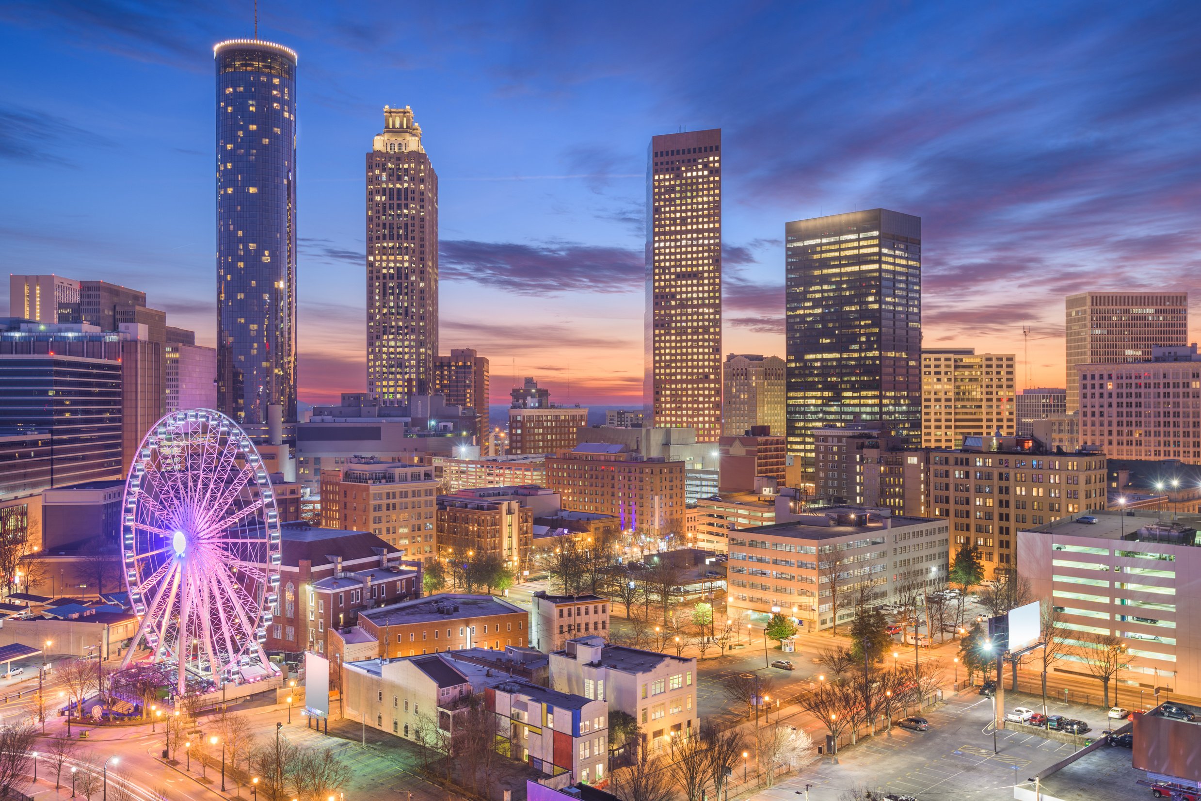 Atlanta, Georgia, USA Dawn Skyline